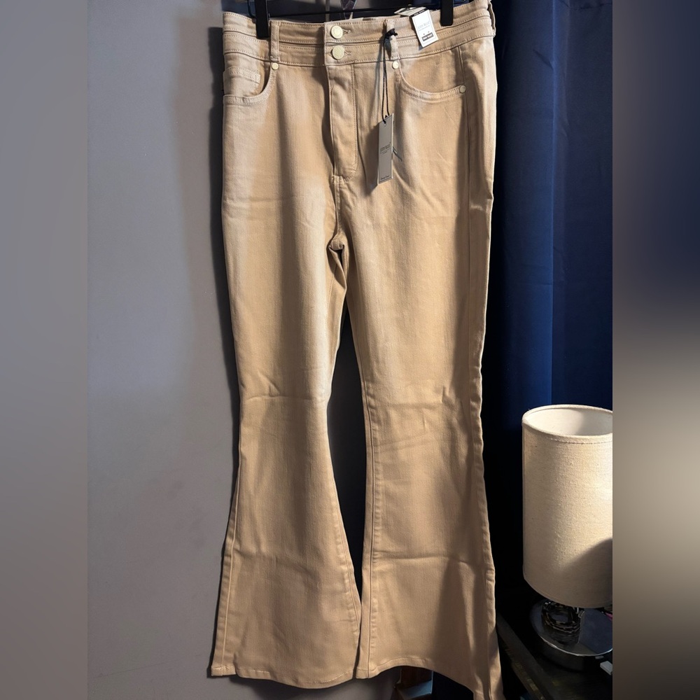 Judy Blue Khaki Flare Leg Pants